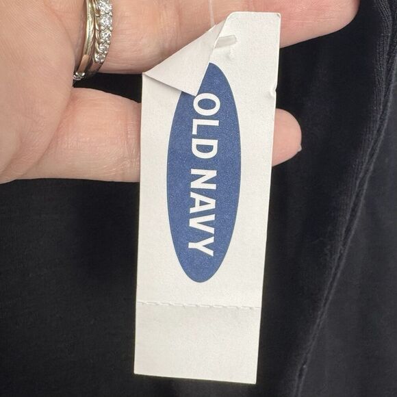 Old Navy Ruffle Long Sleeve Black Shift Dress Size XXL Classic Modest Preppy NWT - Picture 6 of 9